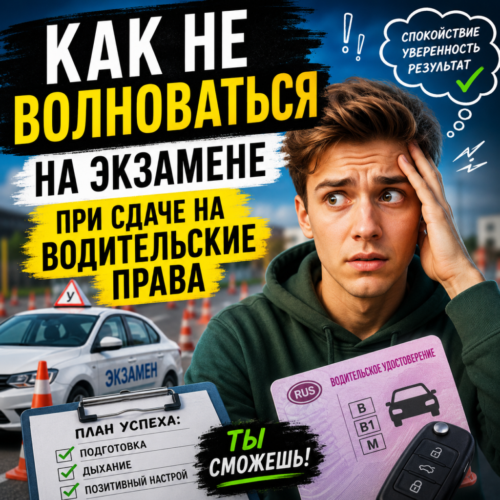 экзамен по вождению