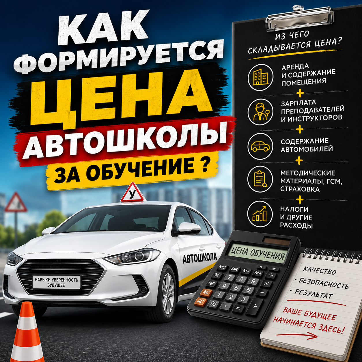 Обучение вождению цена