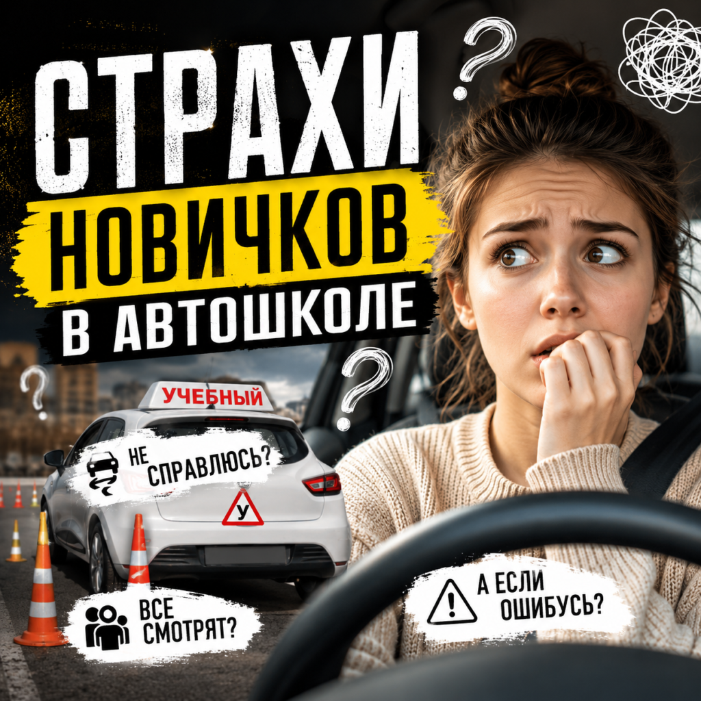 первый раз за рулем обучение