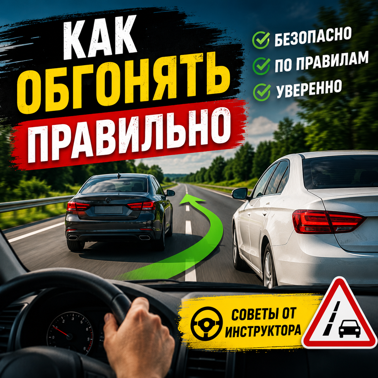 Как обгонять правильно