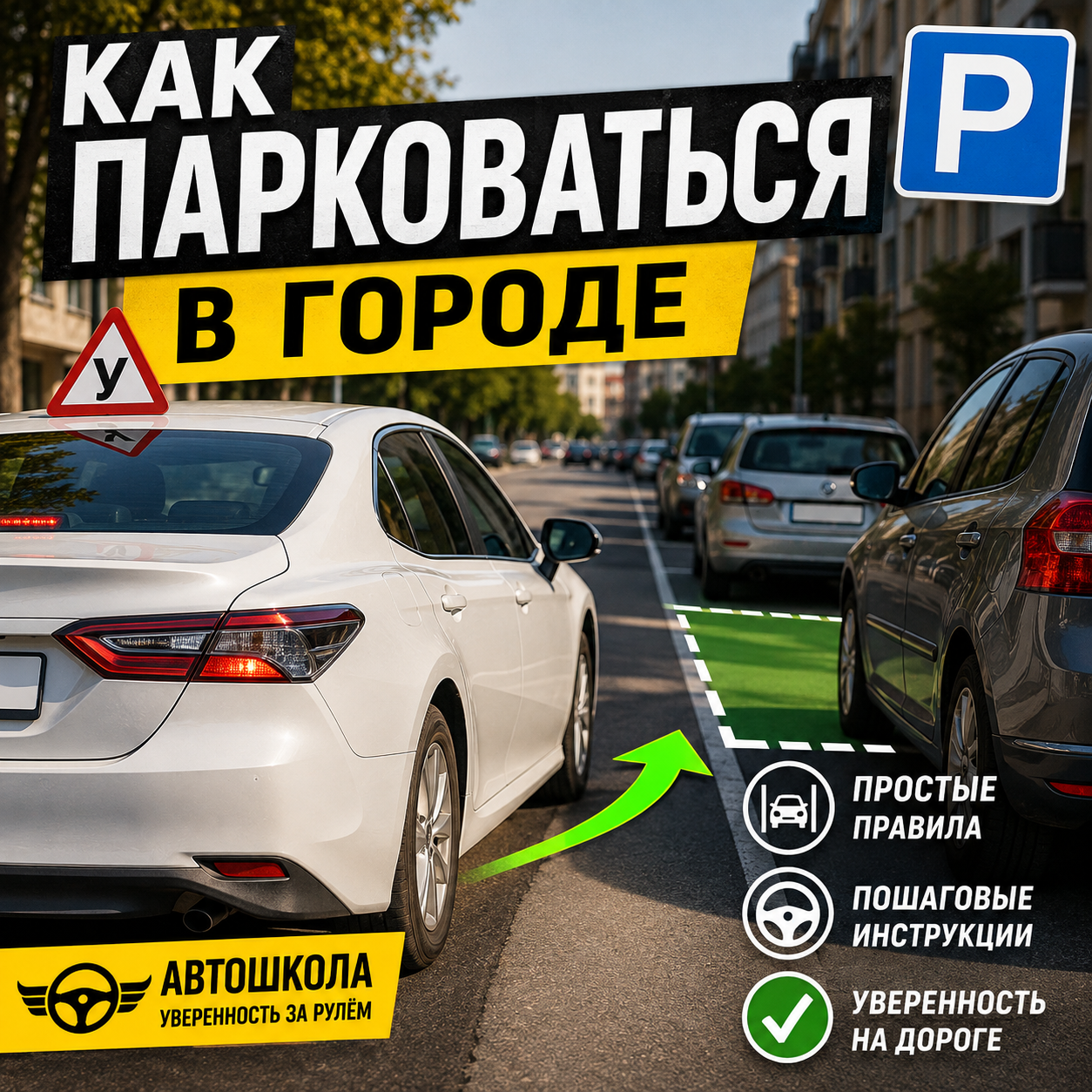Как парковаться в городе
