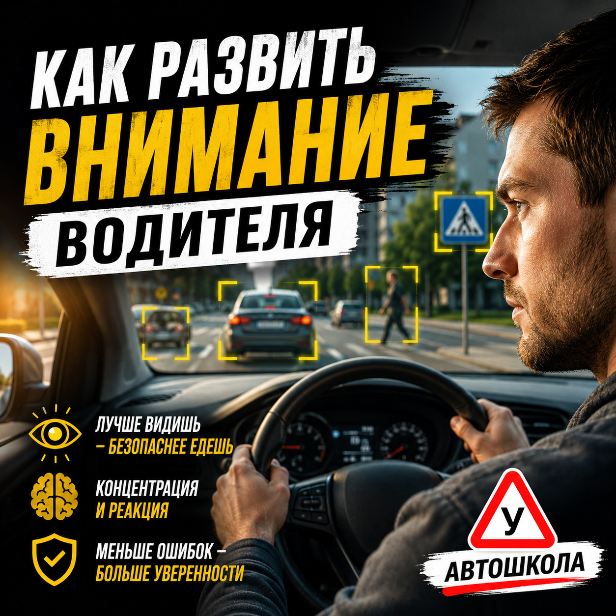 Как развить внимание водителя