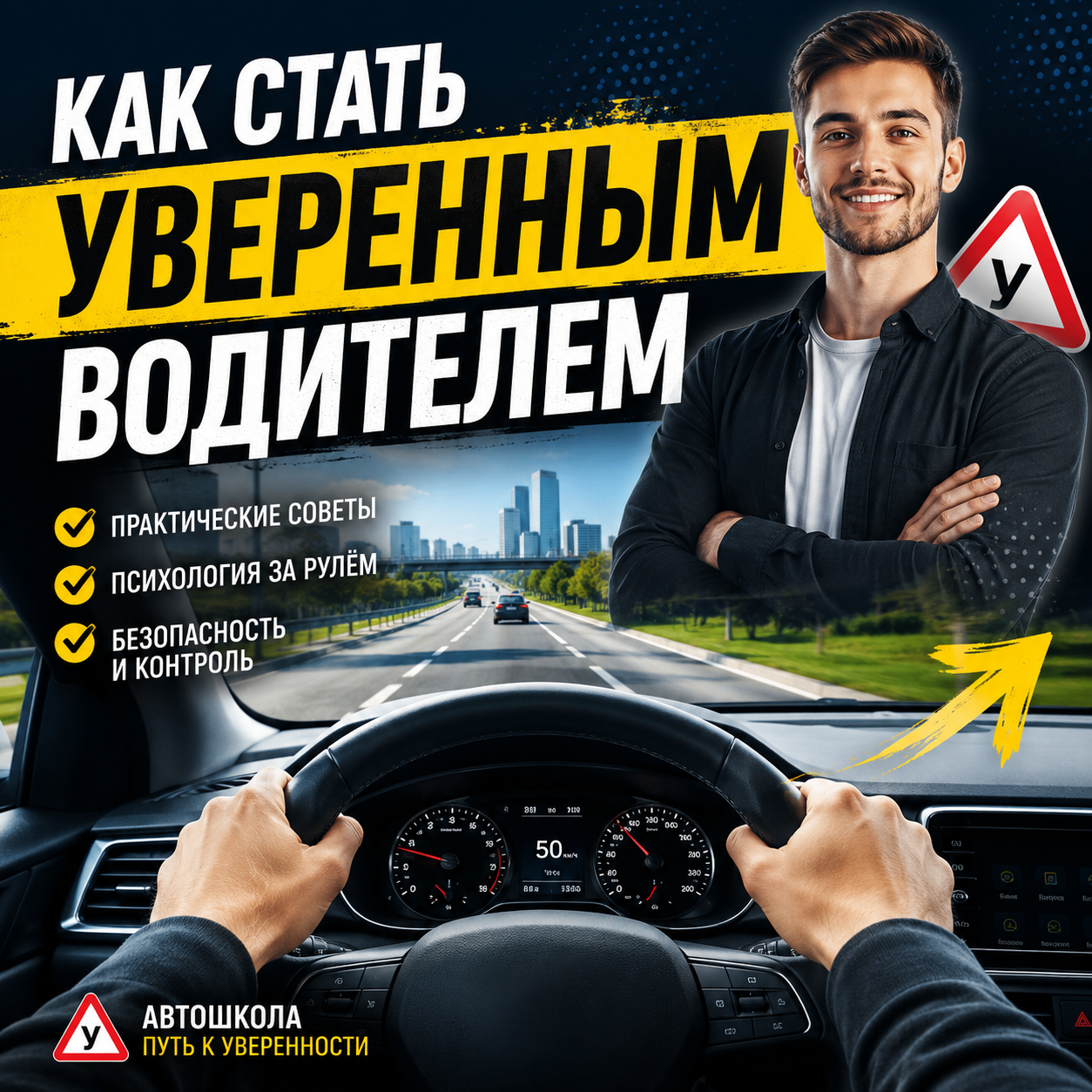 Как стать уверенным водителем
