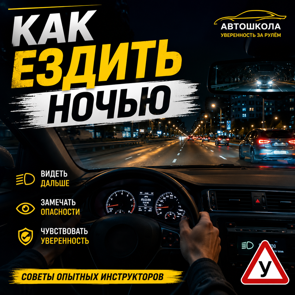Как ездить ночью