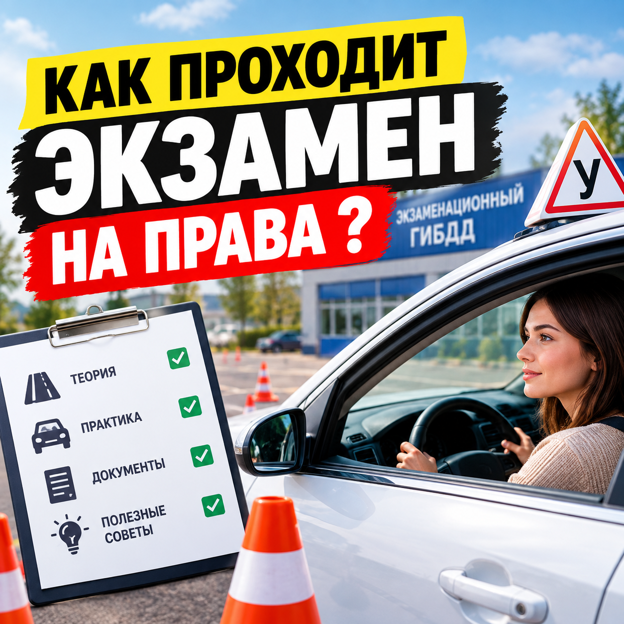 Как проходит экзамен на права в 2026 году: пошаговый разбор теории и практики