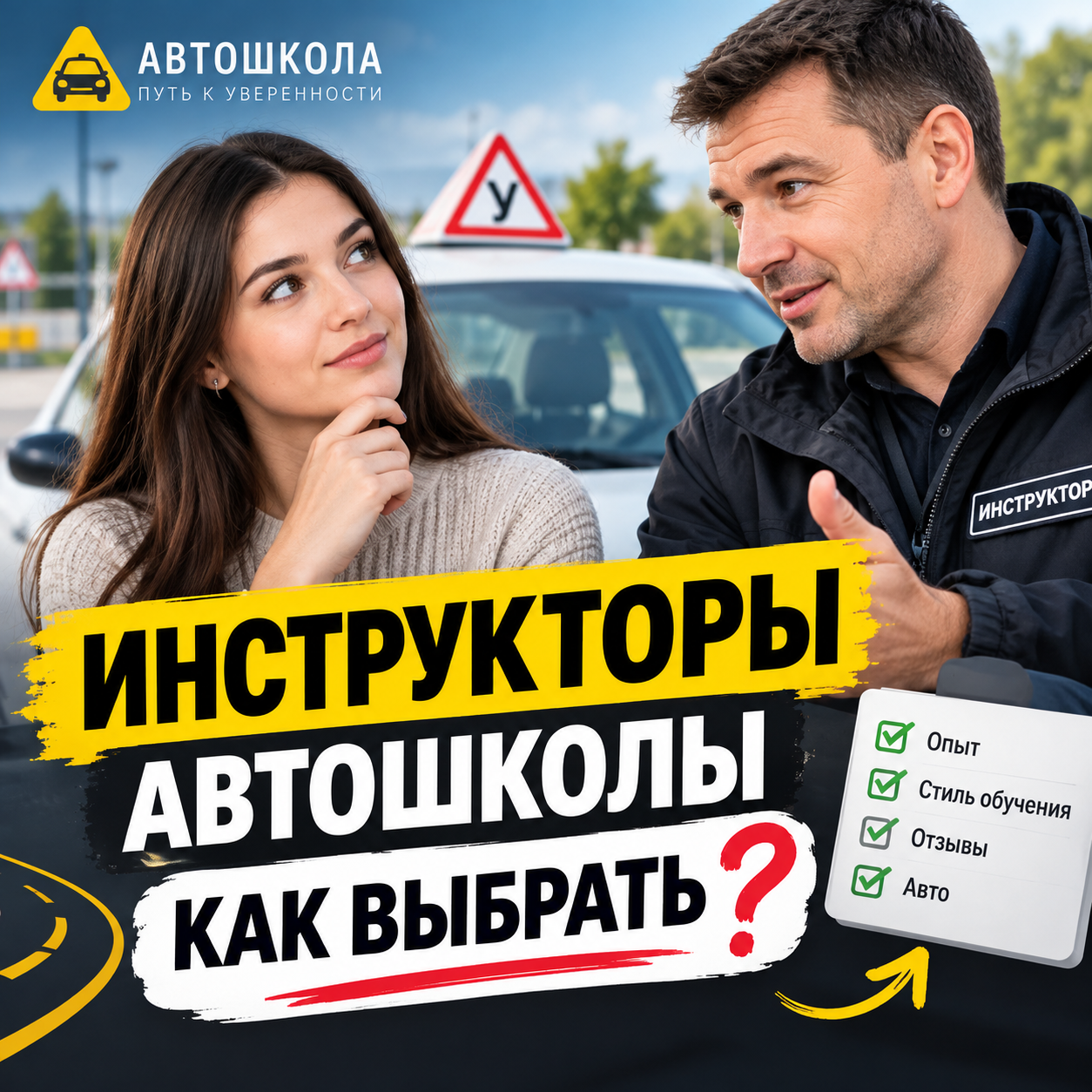 Как выбрать инструктора по вождению: 10 критериев, которые важнее стажа
